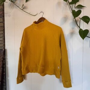 The North Face Yellow Cowl Neck Sweater